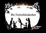 Foto: Silhouettentheater "Die Freischützdenker" (JPG-Datei)