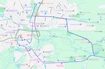 Route zur Gedenkveranstaltung am 08.05.2025 in der Barlachstadt Güstrow - 80 Jahre Kriegsende (JPG-Datei)