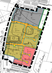 Ausschnitt der Planzeichnung der 1. Änderung des Bebauungsplans Nr. 67 Östlich Bredentiner Weg (PDF)