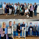 Fotocollage zur Auszeichnung durch den Landesrat für Kriminalitätsvorbeugung Mecklenburg-Vorpommern (JPG-Datei)