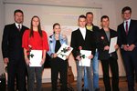 Foto Christian Menzel: Sportlerehrung 2018, v.l.n.r.: Arne Schuldt, Anna Lena Boomgarden, Lisa Marie Madla, Ben Ernst, Nils Schmiedeberg, Gunnar Hirthe, Philipp da Cunha