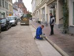 Bauarbeiten Mühlenstraße - kurz vor Fertigstellung